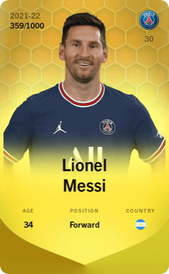 Limited Messi card